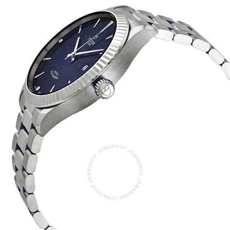 Tudor Style Automatic Diamond Blue Dial Men's 41 mm Watch 